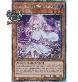 Yugioh! 1x Ghost Reaper & Winter Cherries Alt RA03-EN014 Platinum Secret Rare NM - Image 1