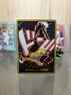 DON Card Monkey D Luffy (Gear 4) PRB-02 [Gold Frame] BEST vol.2 One Piece JPN - Image 1