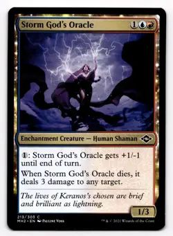 MTG Modern Horizons 2 Storm God's Oracle 213/303 - Image 1