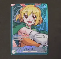 One Piece Carrot OP08-021 Alt Art Leader Two Legends NM English - Image 1