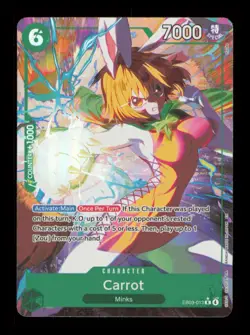 Carrot EB03-013 (R) Alt Art Heroines Edition English - One Piece TCG NM - Image 1