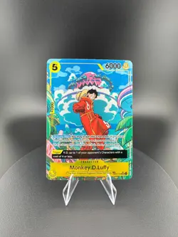 Monkey.D.Luffy (TR) OP07-109 Two Legends Foil One Piece tcg Treasure Rare - Image 1