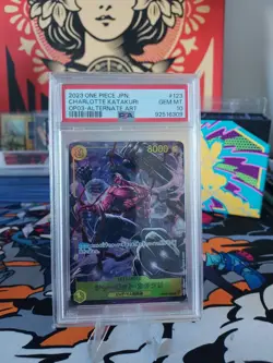 One Piece Op03-123 Charlotte Katakuri PSA 10 Japanese - Image 1