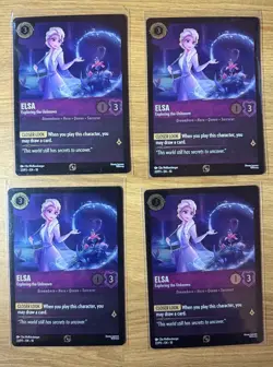 Disney Lorcana Elsa Exploring The Unknown Promo Foil Qty 4 - Image 1