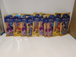 Disney Lorcana TCG Into The Inklands 10 x Booster Packs NEW SEALED Card Game CCG - Image 1