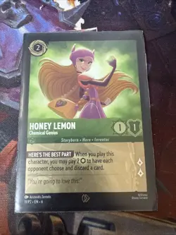 Disney Lorcana Honey Lemon Chemical Genius 11/P2 OP Promo Cold-Foil NM - Image 1