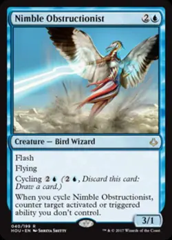 Nimble Obstructionist - Light Play MTG Hour of Devastation - Image 1