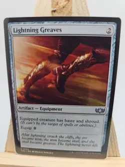 MTG Lightning Greaves 0102 Near Mint Condition Magic The Gathering - Image 1