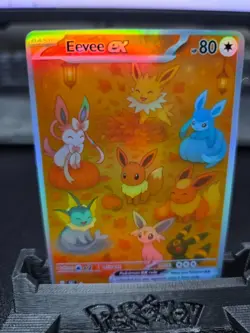 HandMade Per Order PokeTeamLegends Pokemon Card Hol PTL916 Eeveelutions - Image 1