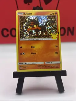 Litten 15/25 McDonald's Promos Pokemon TCG Holo 2011 NM - Image 2