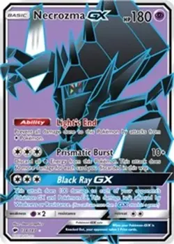 Necrozma GX (Full Art, #134/147) - Holofoil SM - Burning Shadows MP Pokemon - Image 1