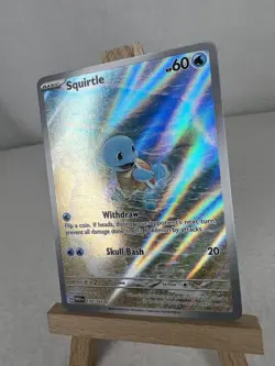 Squirtle Illustration Rare 170/165 Pokemon Scarlet and Violet 151 NM/Mint - Image 3