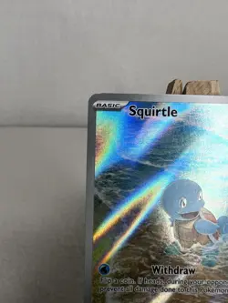 Squirtle Illustration Rare 170/165 Pokemon Scarlet and Violet 151 NM/Mint - Image 4