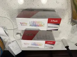 SEALED Pokemon Scarlet & Violet Prismatic Evolutions ETB pack + Booster Box x2 - Image 2