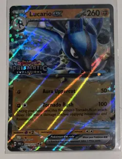 Pokemon Lucario Ex Stamped Promo 051/131 Prismatic Evolutions TCG NM - Image 1