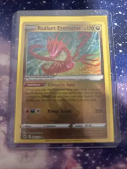 RADIANT ETERNATUS 105/159 CROWN ZENITH POKEMON HOLO NM Rare - Image 1