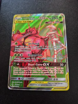 Pokemon TCG Pheromosa And Buzzwole Tag Team GX 191/214 MINT - Image 2