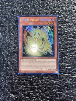 Yugioh! Tenpai Dragon Genroku MP25-EN082 Prismatic Secret Rare 1st Edition NM - Image 1