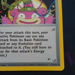 Pokemon Gym Heroes Recall 116/132 NM-MT 2000 WOTC - Image 2