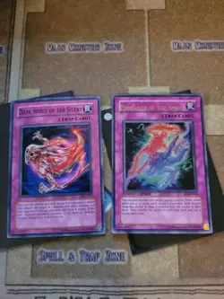 YUGIOH EXCHANGE OF THE SPIRIT SP1 LIMIT NM + DARK SPIRIT OF THE SILENT LON VLP - Image 1