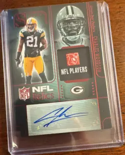 Panini Silhouette 2025 Charles Woodson Autograph Relic #NRA-CWN Packers 5/7 - Image 1