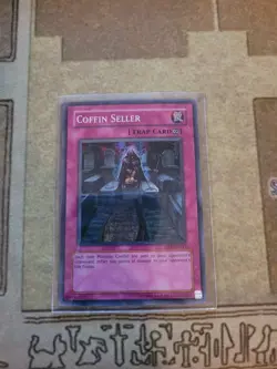 YUGIOH COFFIN SELLER DR1-EN041 SUPER UNLIMITED ED NM 1996 - Image 1