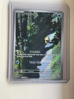 Pokemon TCG Psyduck Scarlet & Violet-151 175/165 Holo Illustration Rare - Image 1