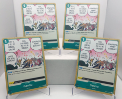 Garchu Playset - OP08-037 x4 - Two Legends - One Piece TCG - English - Image 1