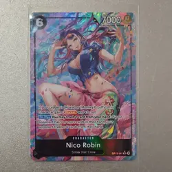 One Piece Nico Robin OP12-087 Legacy of the Master SR Alternate Art Holo 7000 6 - Image 1