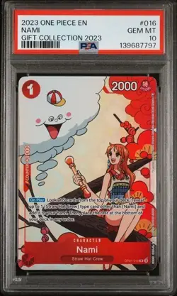 Nami OP01-016 - One Piece 2023 Gift Collection - PSA 10 - Image 1
