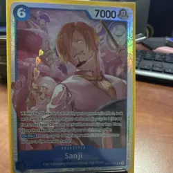Bandai Sanji OP11-051 Super Rare Holo Character 7000 Power One Piece CCG EN - Image 1