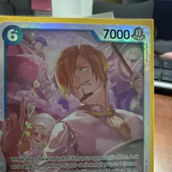 Bandai Sanji OP11-051 Super Rare Holo Character 7000 Power One Piece CCG EN - Image 2