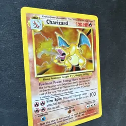 Pokemon Charizard 4/102 Base Set Holo Rare Card Vintage 1999 TCG - LP - Image 3