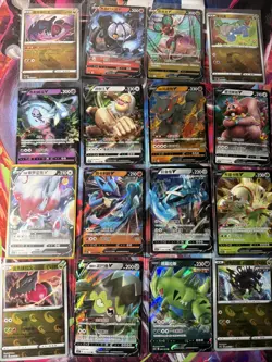 Pokemon 16 Card Lot nm V Max Mega SR Amazing Ex HOLO Rare Hits Only F12 - Image 1