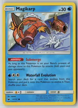 Magikarp 17/111 Pokemon Crimson Invasion Common Lightly Played Card (LP) 1 - Image 1