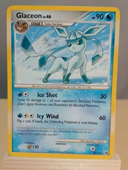 Glaceon 20/100 Rare Majestic Dawn Pokemon Card LP - Image 1