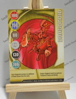 Bakugan Card - Dragonoid - Gold Gate Card - BA357a - 10/48e - 2008 - Image 1