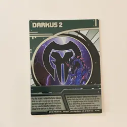 Bakugan Battle Brawler CARD Ability Darkus 2 Chrome/ Foil 45/48b Light Play - Image 1
