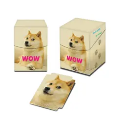 Doge Wow PRO 100+ Deck Box Trading Card Protector Storage Organizer Deck Divider - Image 1