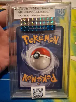 1999 Pokemon Base Set Unlimited #4 Charizard-Holo Card BGS 6 - Image 2