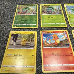 Pokemon GO TCG Kanto Starter Evolutions Full Set - With Extra Cards - Image 2