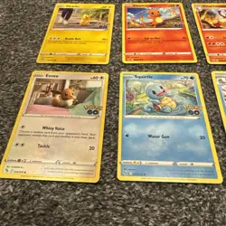 Pokemon GO TCG Kanto Starter Evolutions Full Set - With Extra Cards - Image 5