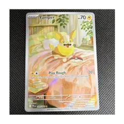 Yamper Pokemon Card 099/094 Phantasmal Flames Illustration Rare Full Art Holo 7… - Image 1