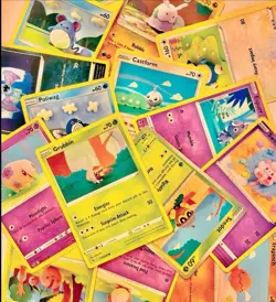5 Assorted Crochet Pokemon Cards Lot (Random - No Duplicates) - Image 1