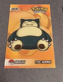 SNORLAX - POKEMON RARE 3D EVOLUTION CCG HOLO CARD - Image 1