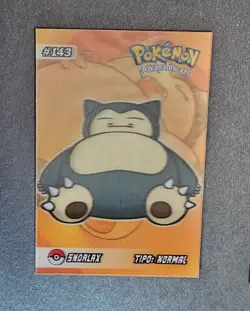 SNORLAX - POKEMON RARE 3D EVOLUTION CCG HOLO CARD - Image 2