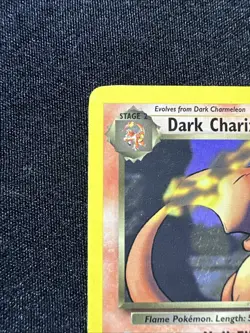 Pokemon TCG WOTC Dark Charizard TCG Non-Holo Rare Card 21/82 Vintage MP - Image 4