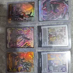 Dragon Ball Super Pokemon Card Lot Bulma Goku Black Cooler Foil Mixed Set - Image 1