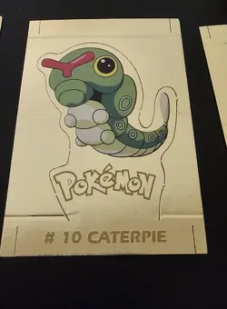 CATERPIE - GOLD NAVARRETE BUILDABLE CARD VINTAGE 2000 - Image 1