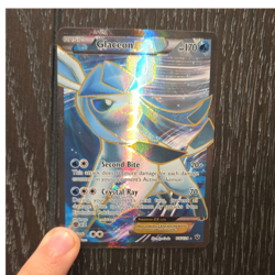 Pokemon TCG Glaceon EX 116/124 Fates Collide Ultra Rare Full Art Holo 170HP Card - Image 1